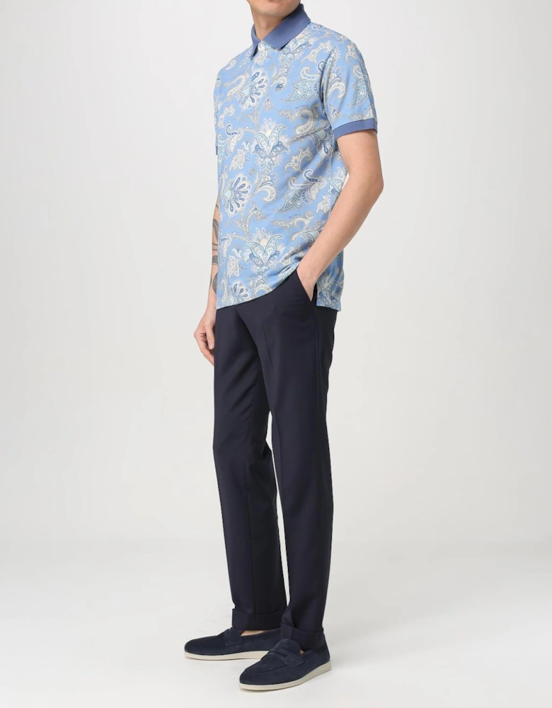 Paisley Print Polo Shirt