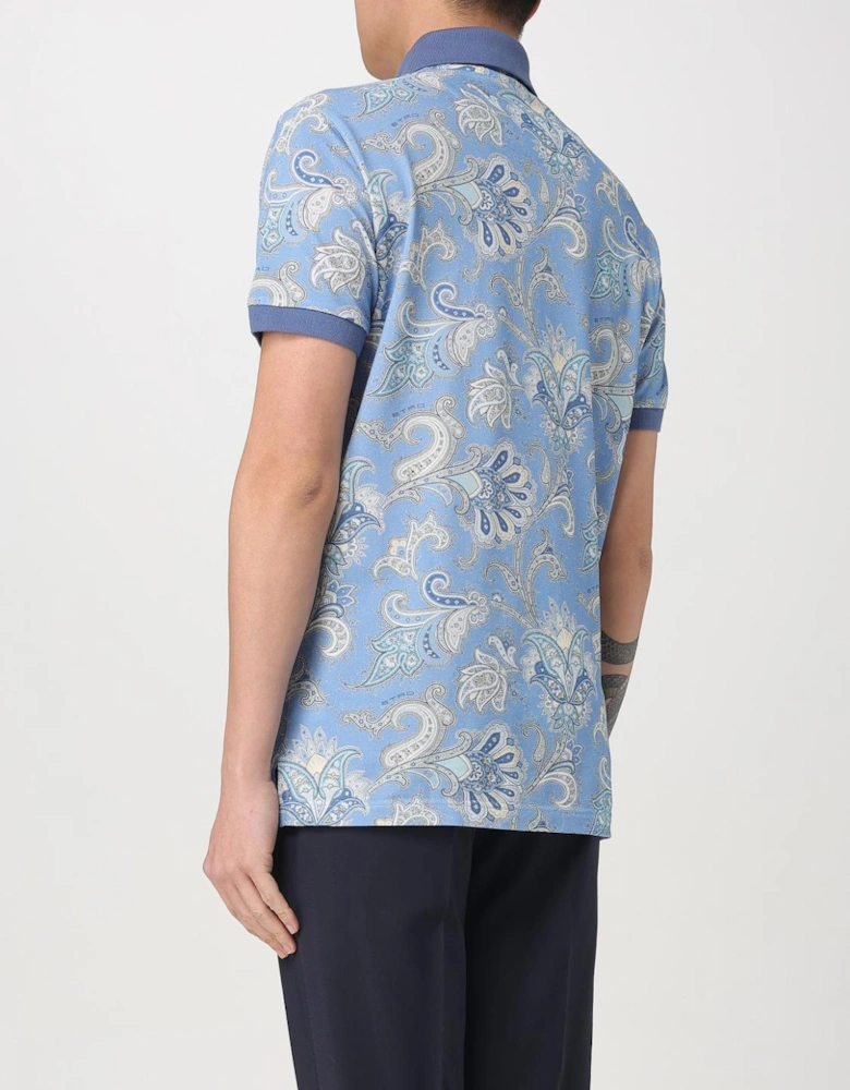 Paisley Print Polo Shirt