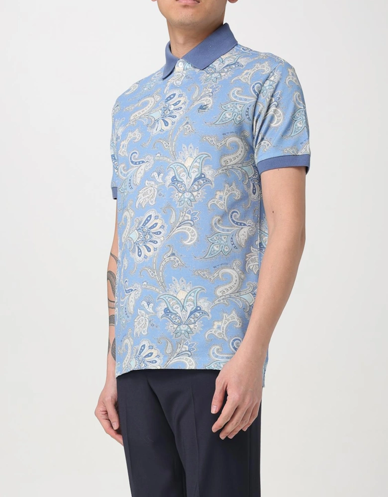 Paisley Print Polo Shirt