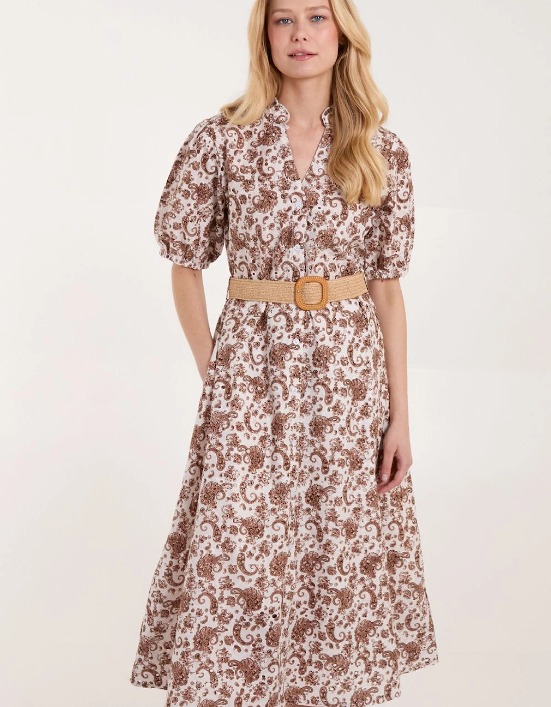 V Front Belted Dress, 2 of 1