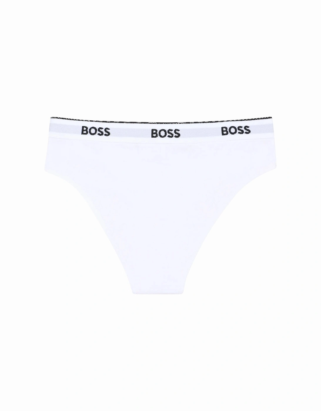 Girls 2-Pack Classic Logo Briefs, Black/White