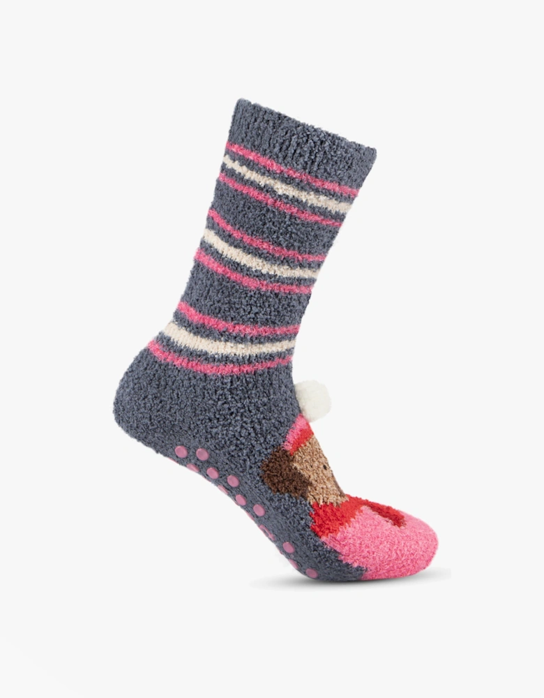 NOVELTY SUPER SOFT SLIPPER SOCKS Womens Socks Dog