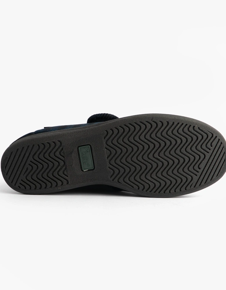 DARREN VELC Mens Slippers Navy