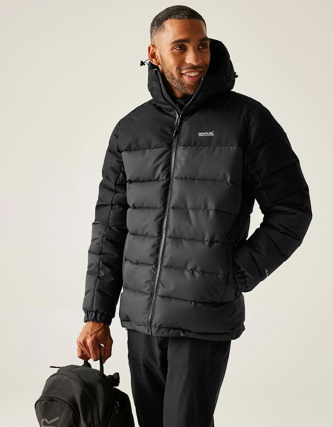Mens Aldthorn Hooded Padded Jacket, 2 of 1