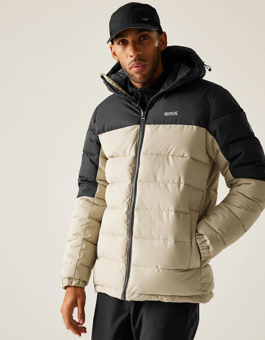 Mens Aldthorn Hooded Padded Jacket, 2 of 1