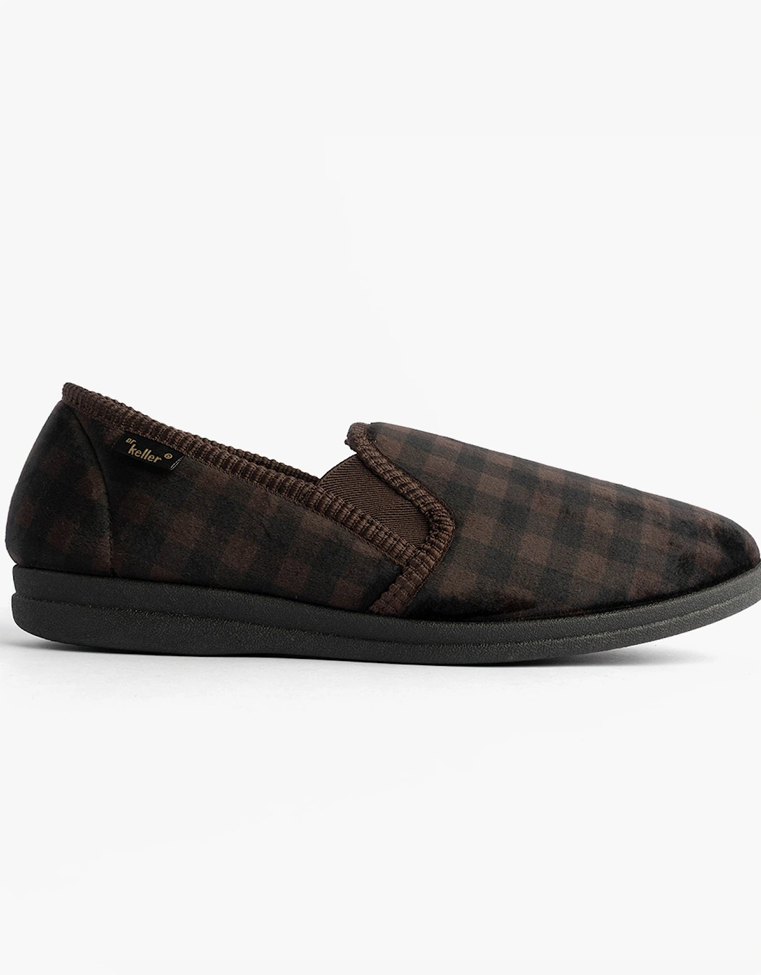DARREN GUSS Mens Slippers Brown, 7 of 6