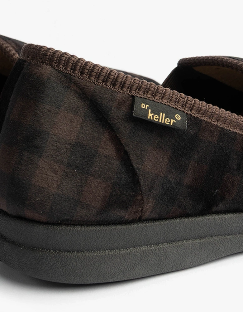DARREN GUSS Mens Slippers Brown