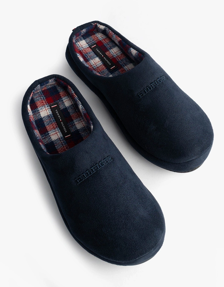 HILFIGER M SDE CHECK Mens House Slippers Desert Sky