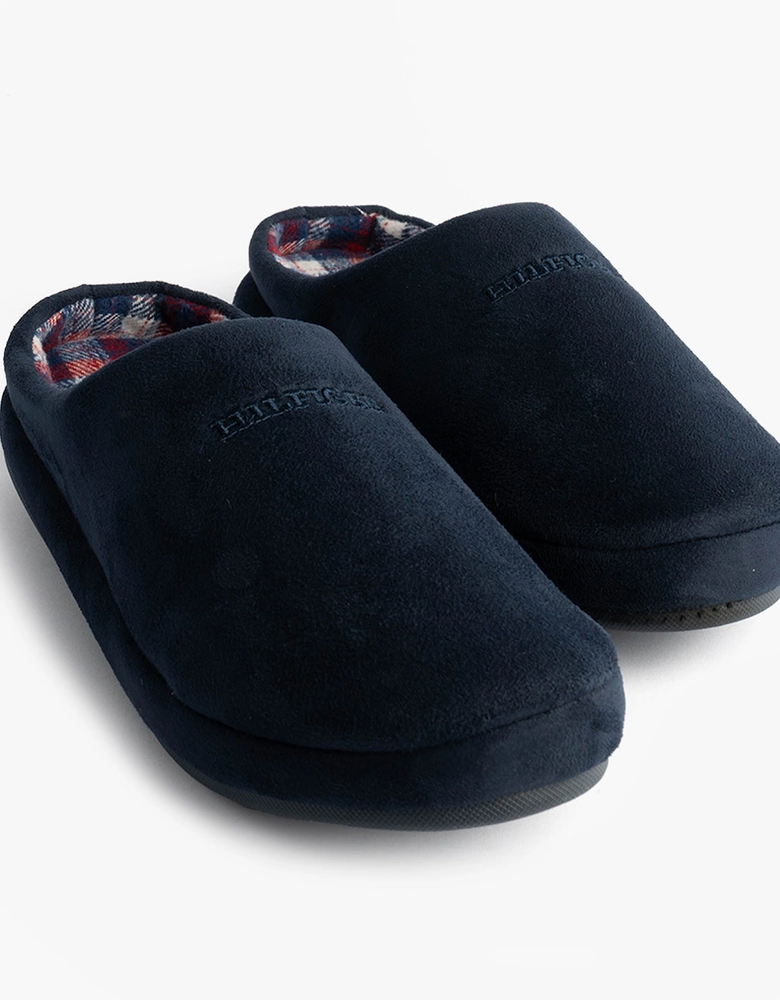 HILFIGER M SDE CHECK Mens House Slippers Desert Sky