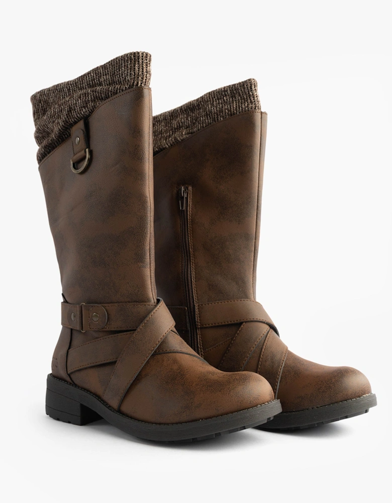 TELSA Womens Boots Brown