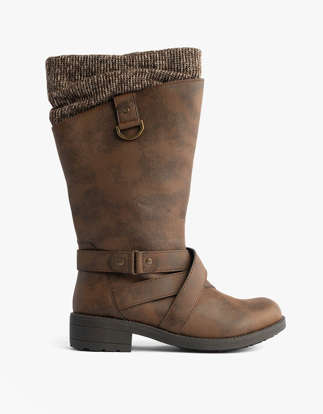 TELSA Womens Boots Brown, 7 of 6