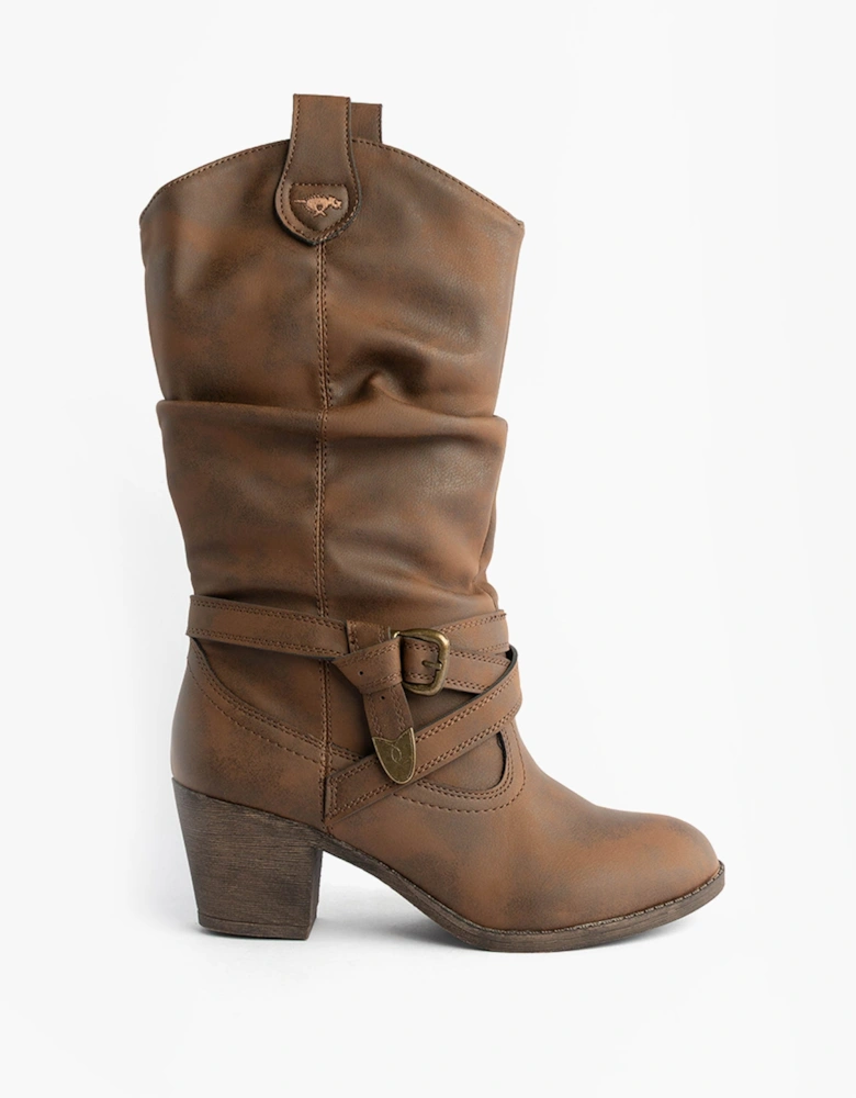 SIDESTEP Womens Boots Brown