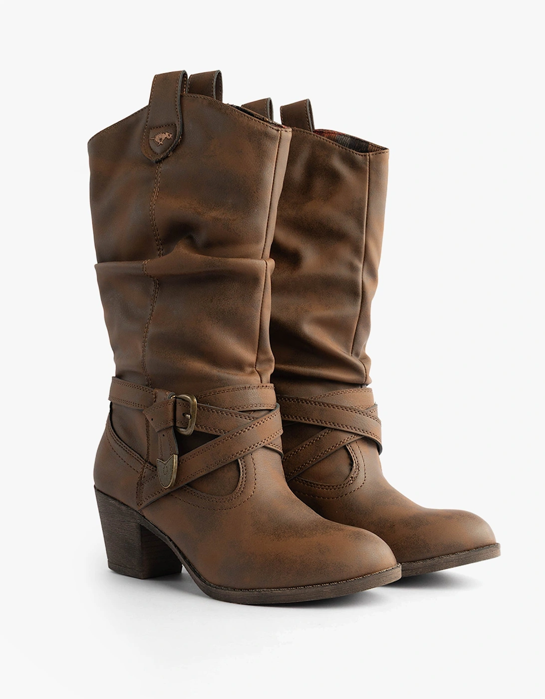 SIDESTEP Womens Boots Brown