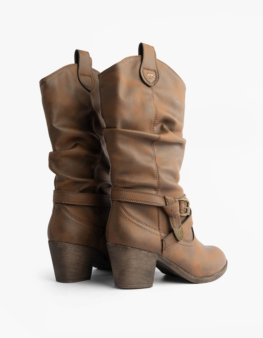 SIDESTEP Womens Boots Brown