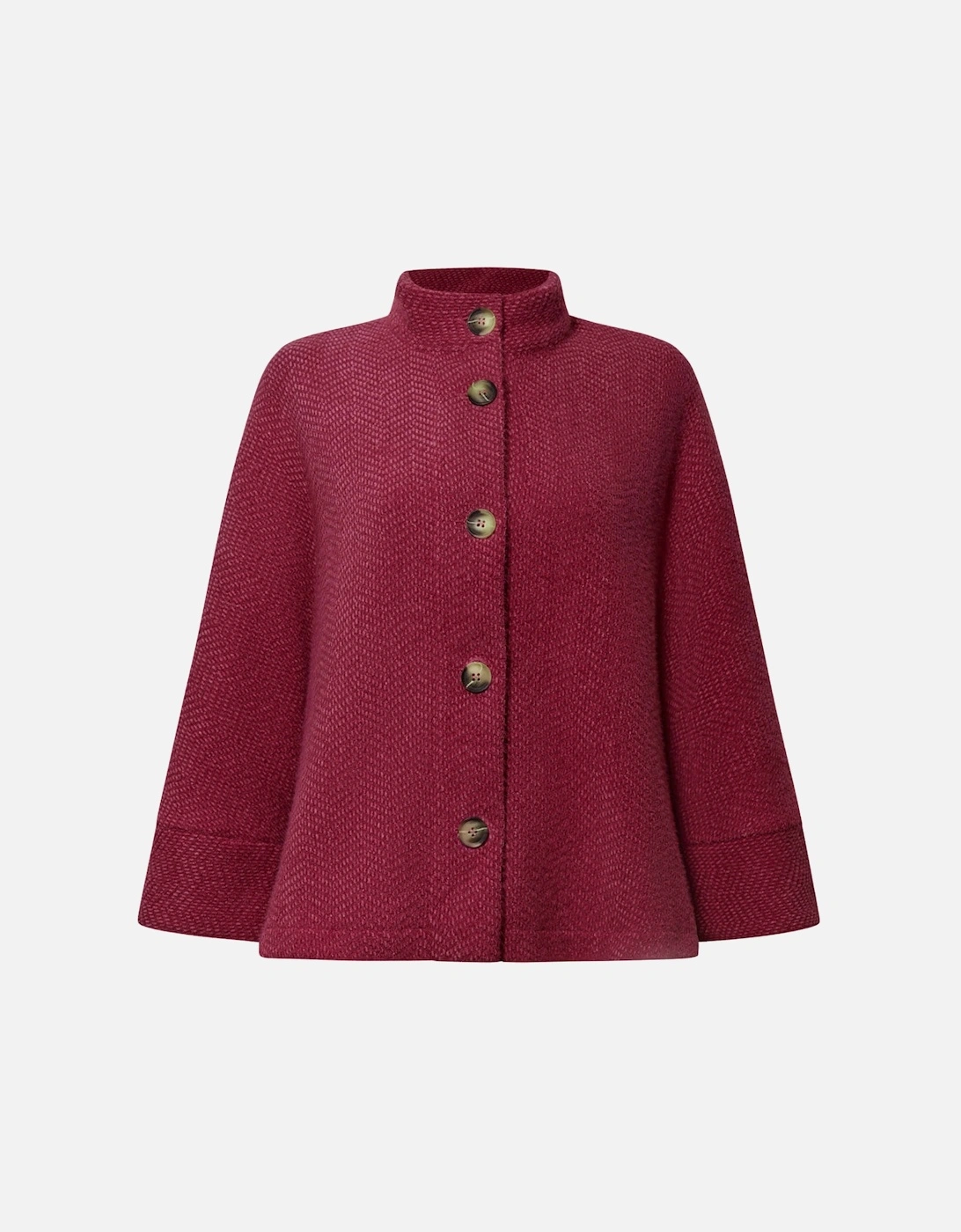 Burgundy Batwing Jacket