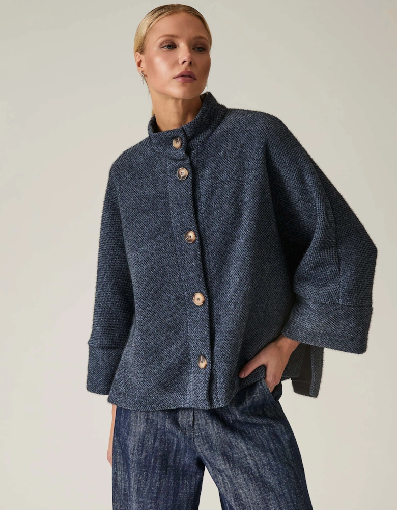Navy Batwing Jacket