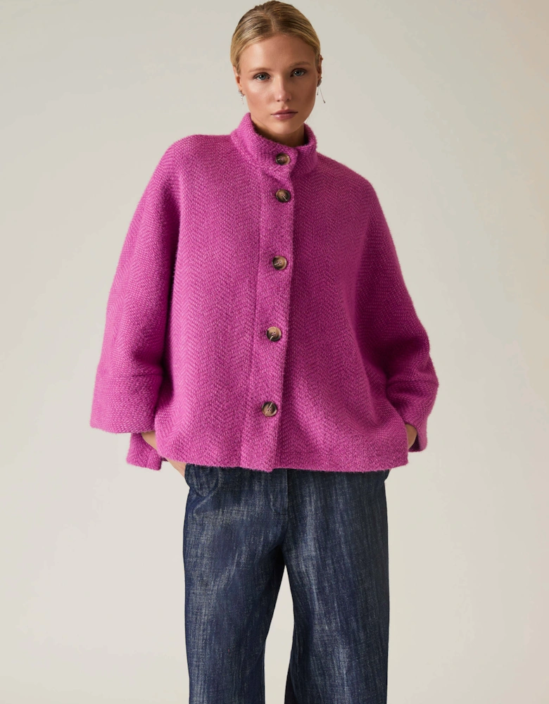 Pink Batwing Jacket