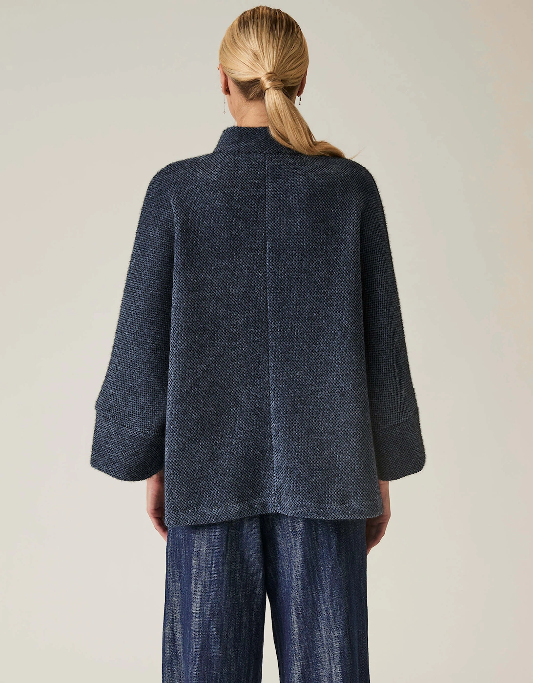 Navy Batwing Jacket