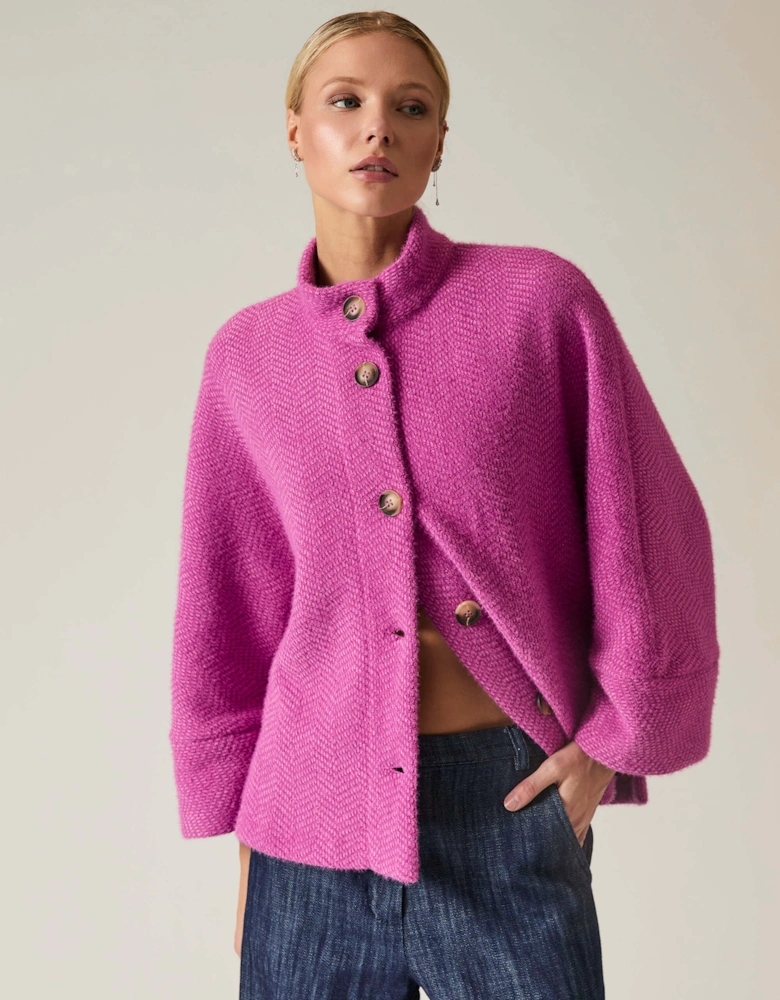 Pink Batwing Jacket