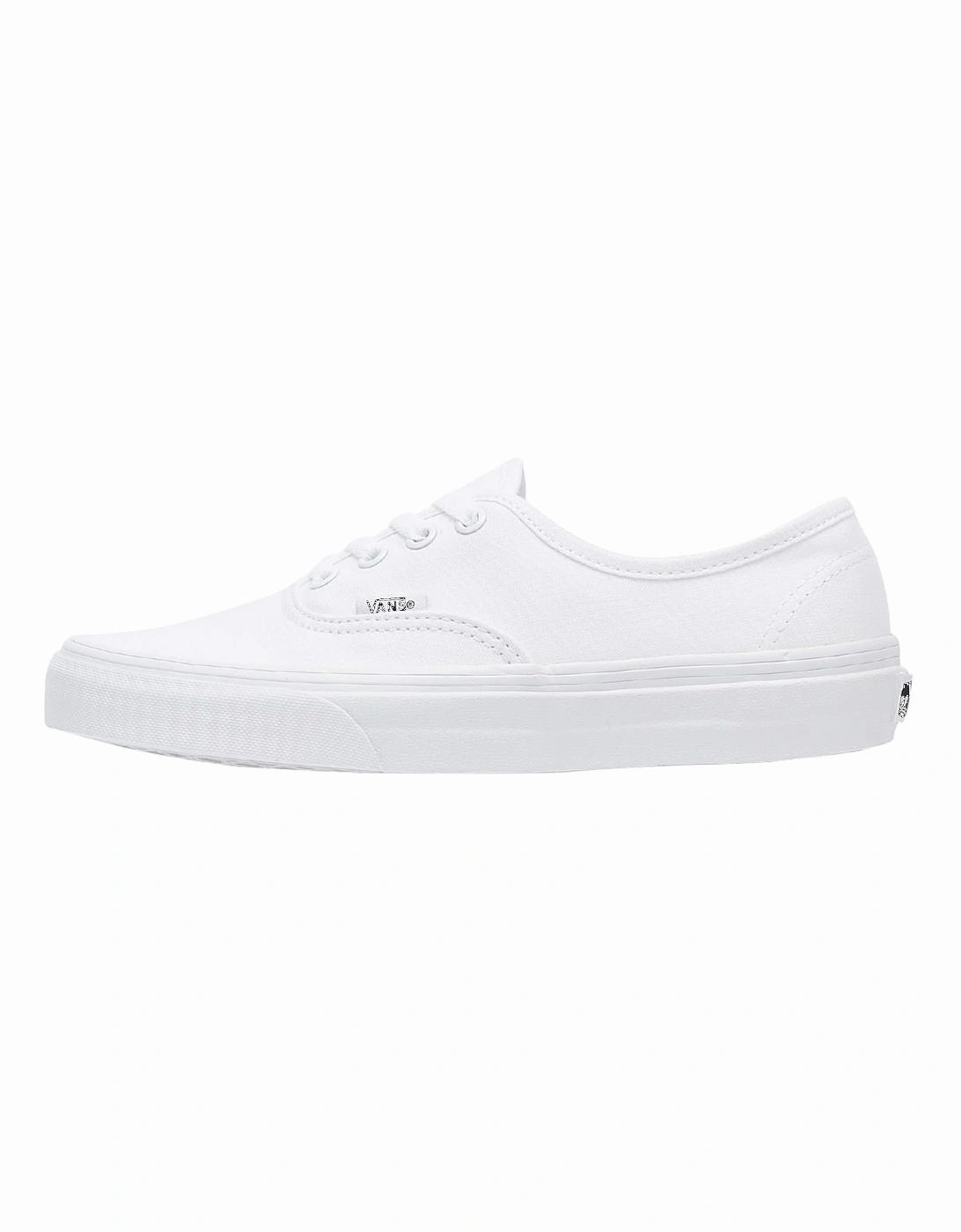Authentic Mens White Canvas Trainers