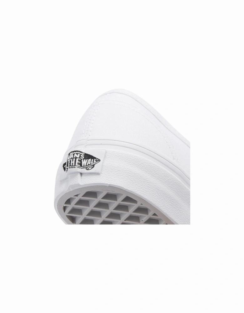 Authentic Mens White Canvas Trainers