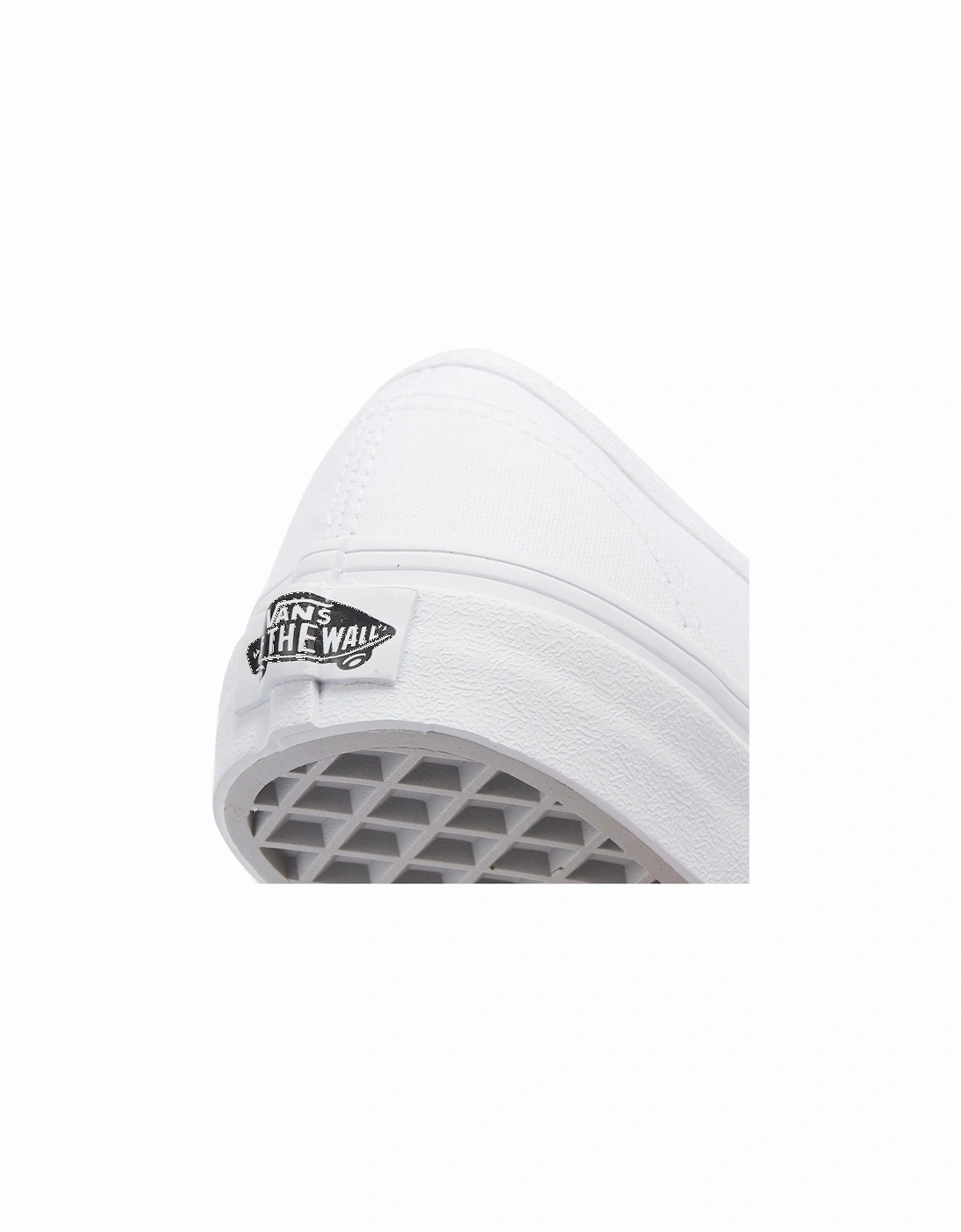 Authentic Mens White Canvas Trainers