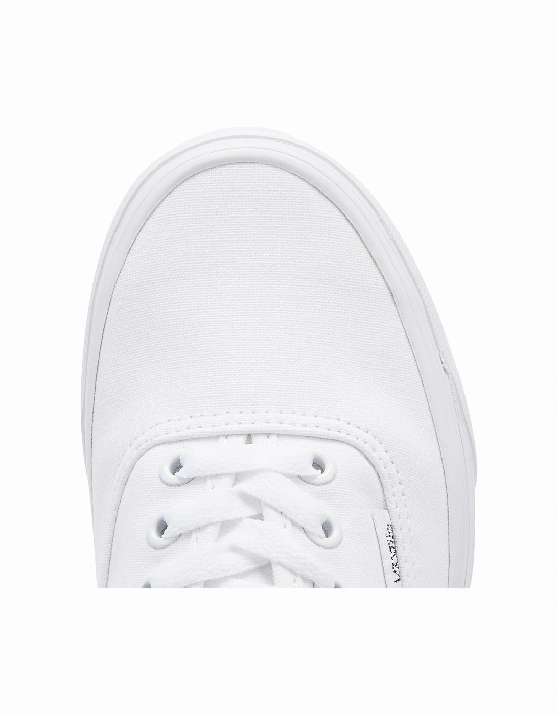 Authentic Mens White Canvas Trainers