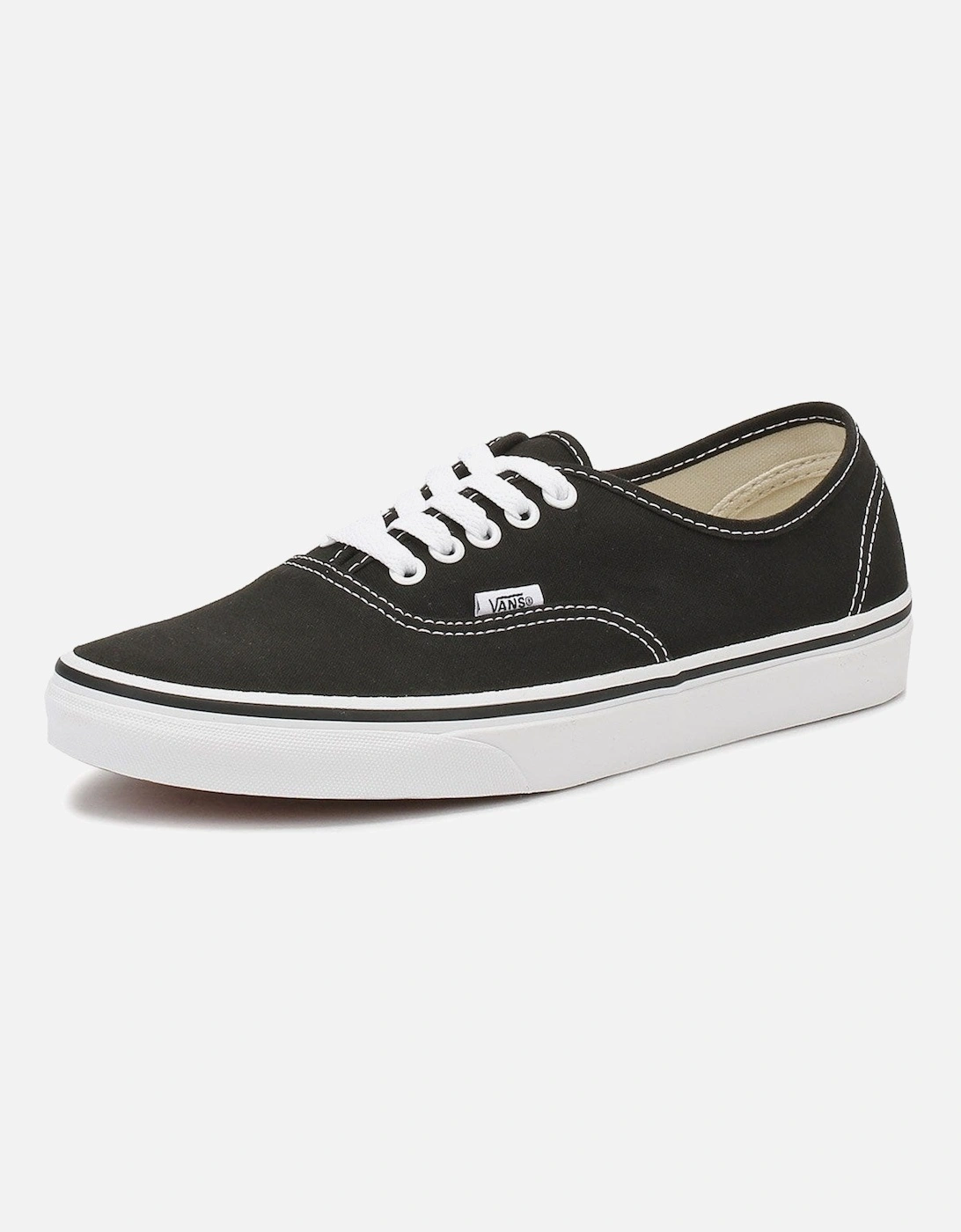 Authentic Black / White Canvas Trainers