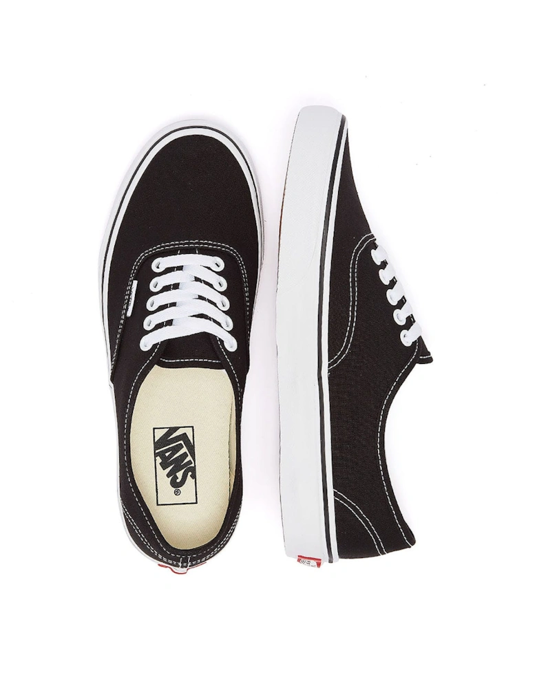 Authentic Black / White Canvas Trainers