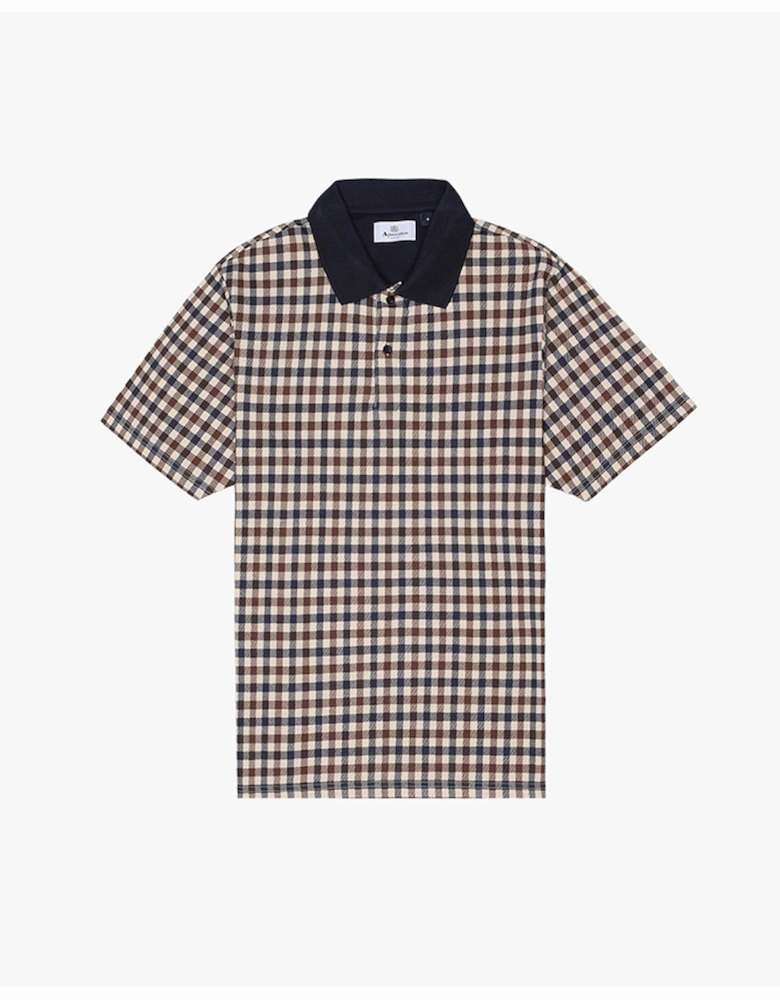 Active Club Check Piquet Polo Shirt