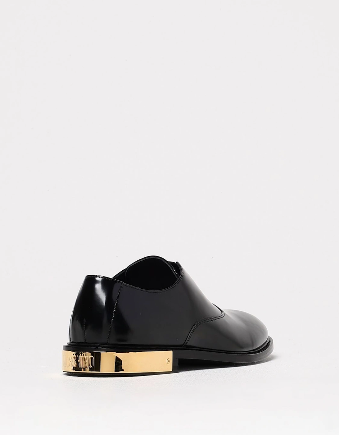 Leather Oxford Shoes Gold Detail