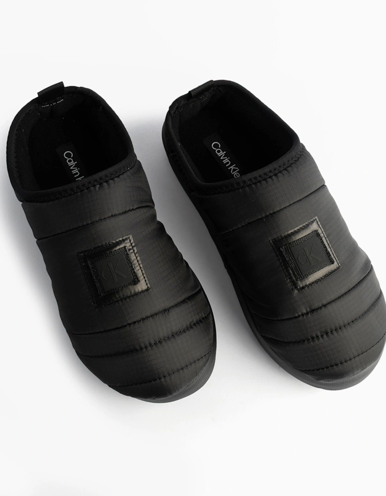 HOME SLIPPER NYL PAT Womens Slippers Black