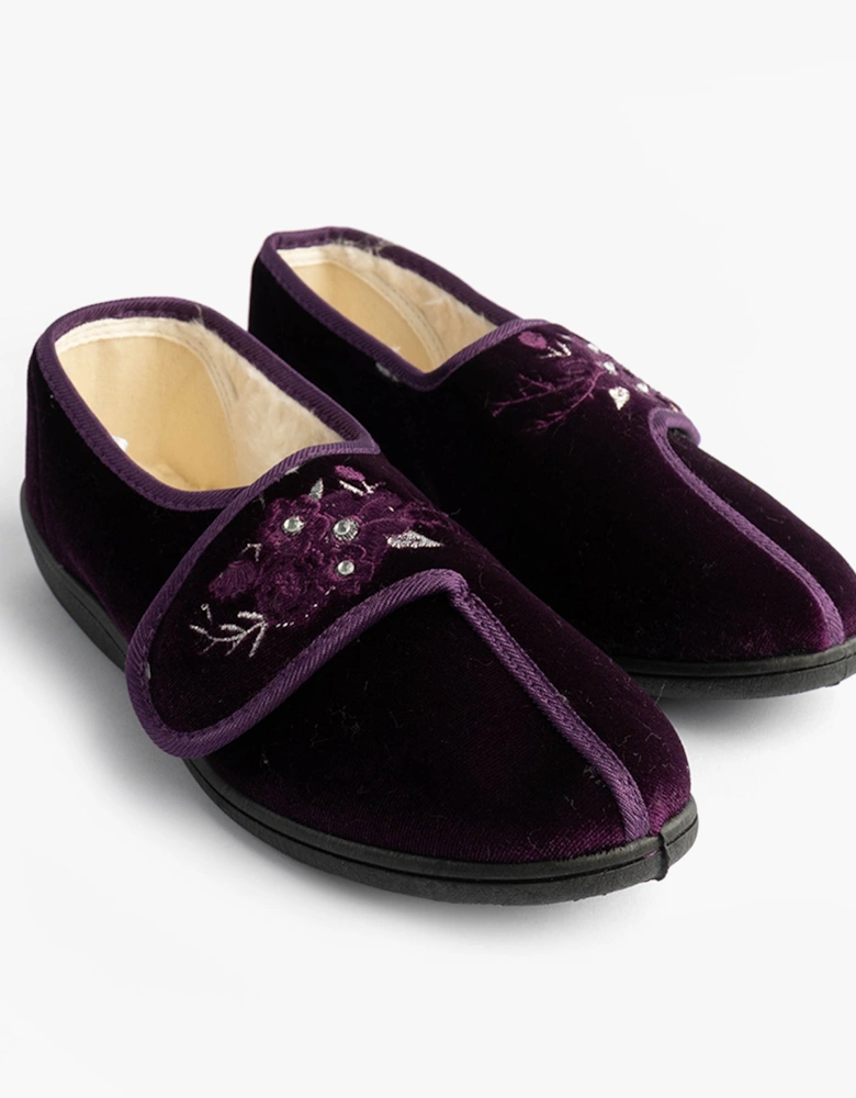 FAYE 2 Womens Slippers Purple