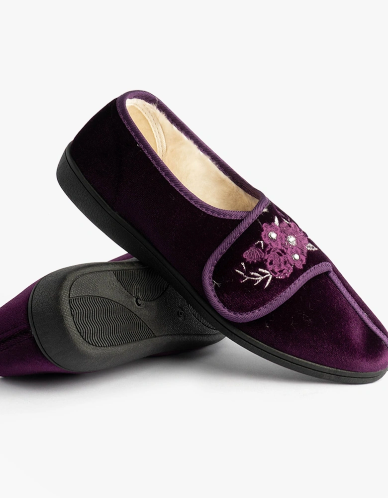 FAYE 2 Womens Slippers Purple