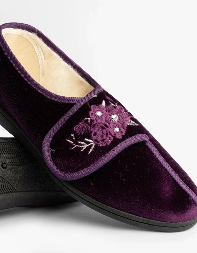 FAYE 2 Womens Slippers Purple