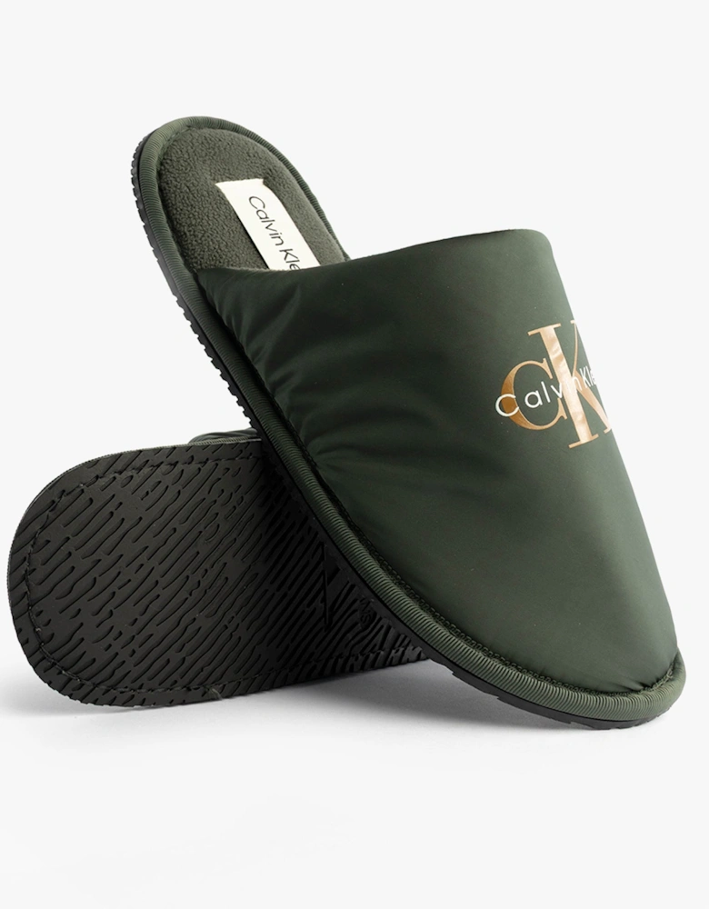 HOTEL SLIPPER MONOLOGUE Mens Slippers Thyme