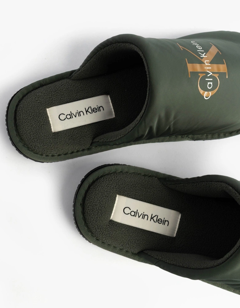 HOTEL SLIPPER MONOLOGUE Mens Slippers Thyme