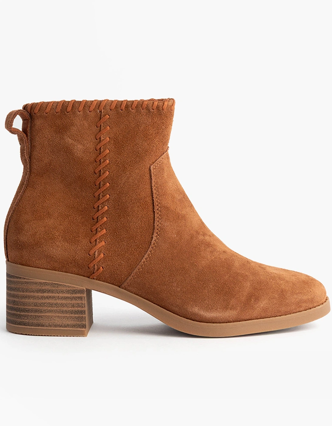 DELILAH Womens Ankle Boots Brown, 7 of 6