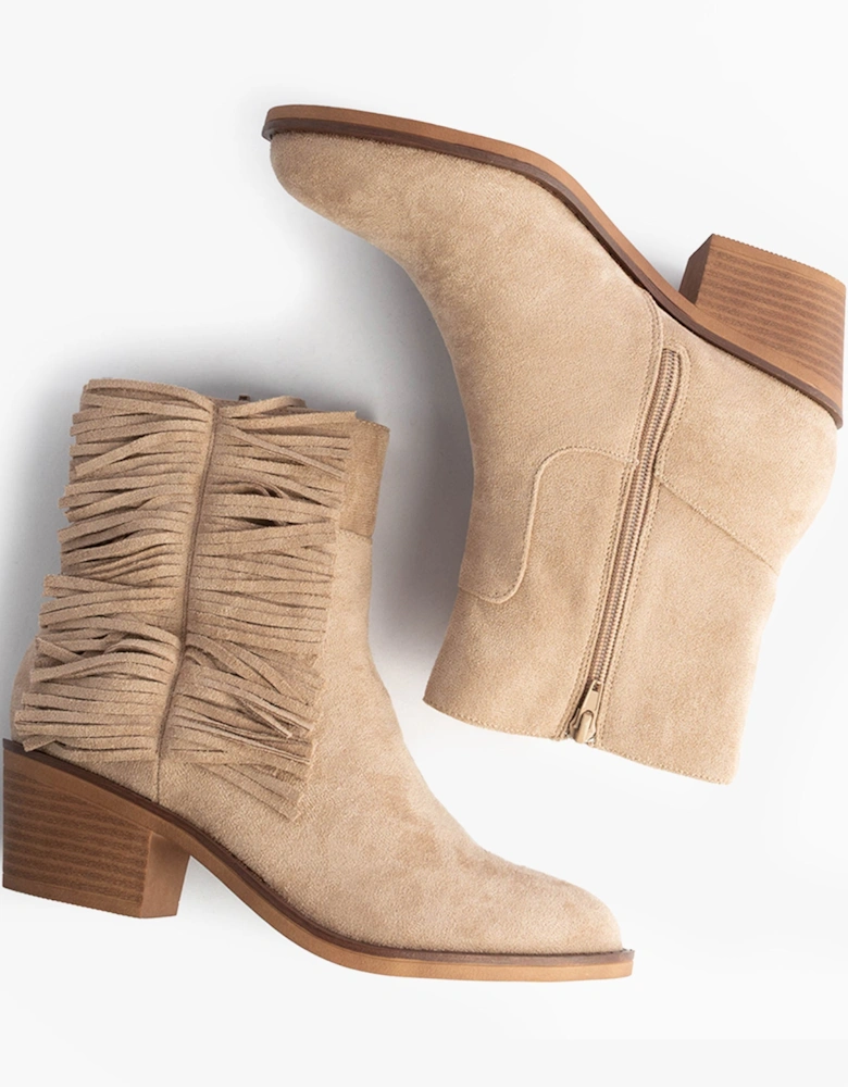 YANKEE Womens Boots Taupe