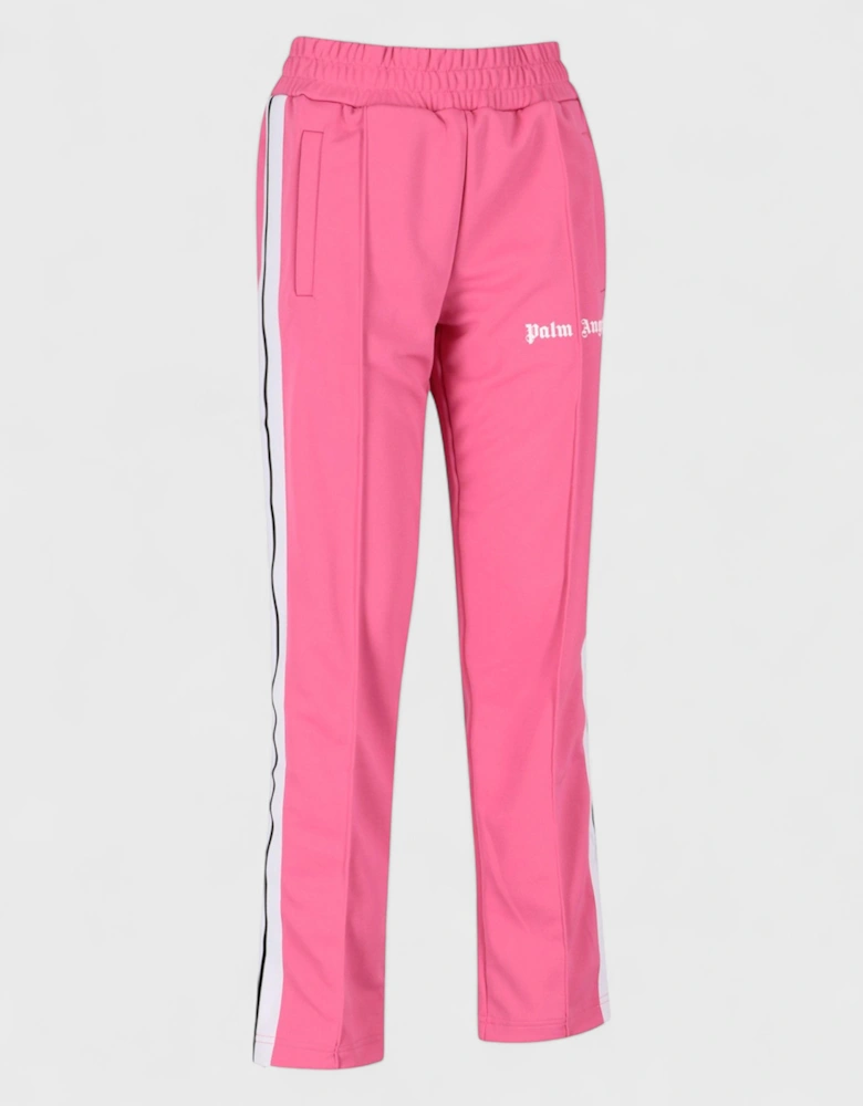 Women's Track Pants Fuchsia White