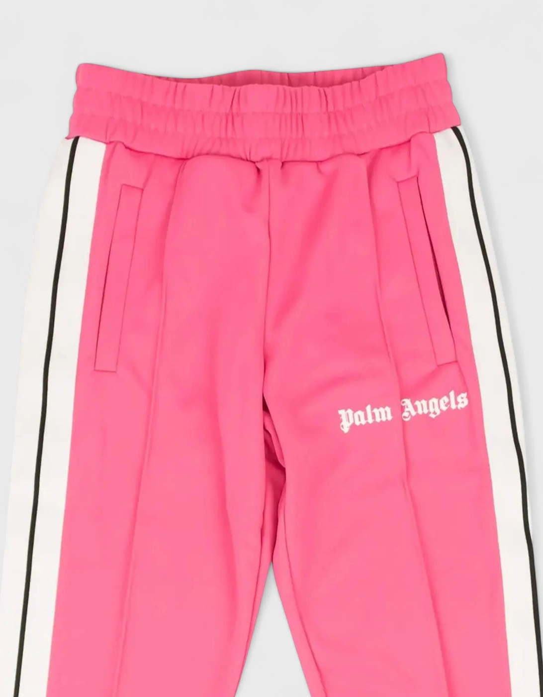 Women's Track Pants Fuchsia White