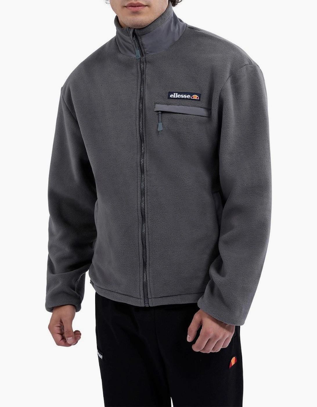 Ellesse Men's Ellesse Maseben Full Zip Fleece Jacket Grey