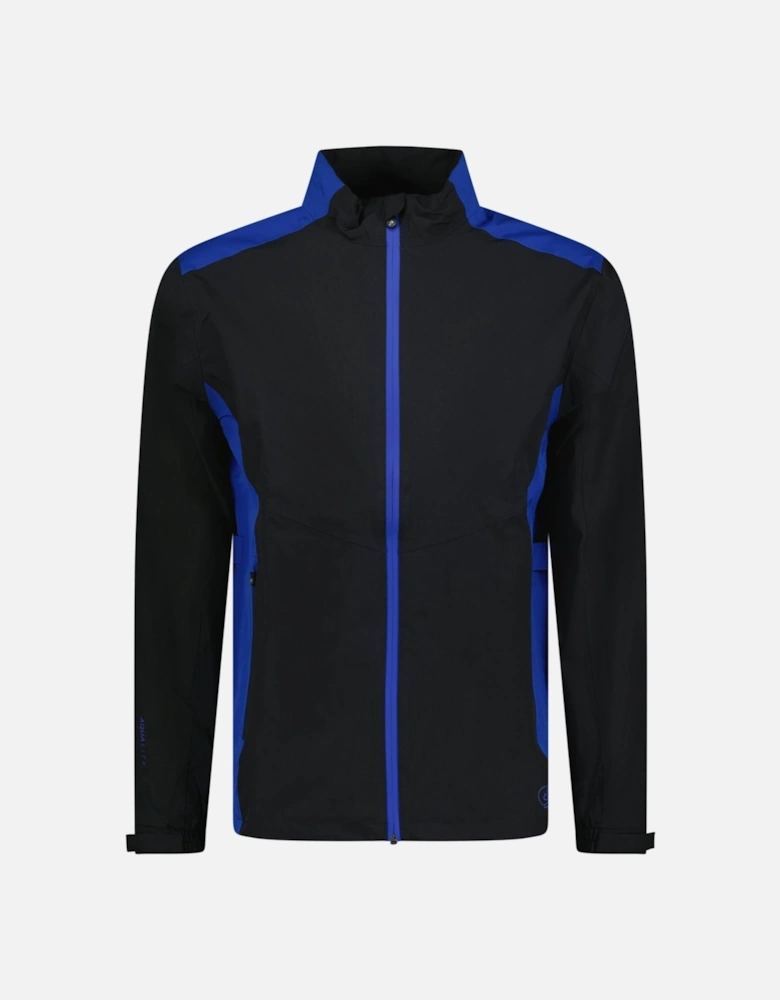 Aqualite Golf Jacket Black/Royal Blue