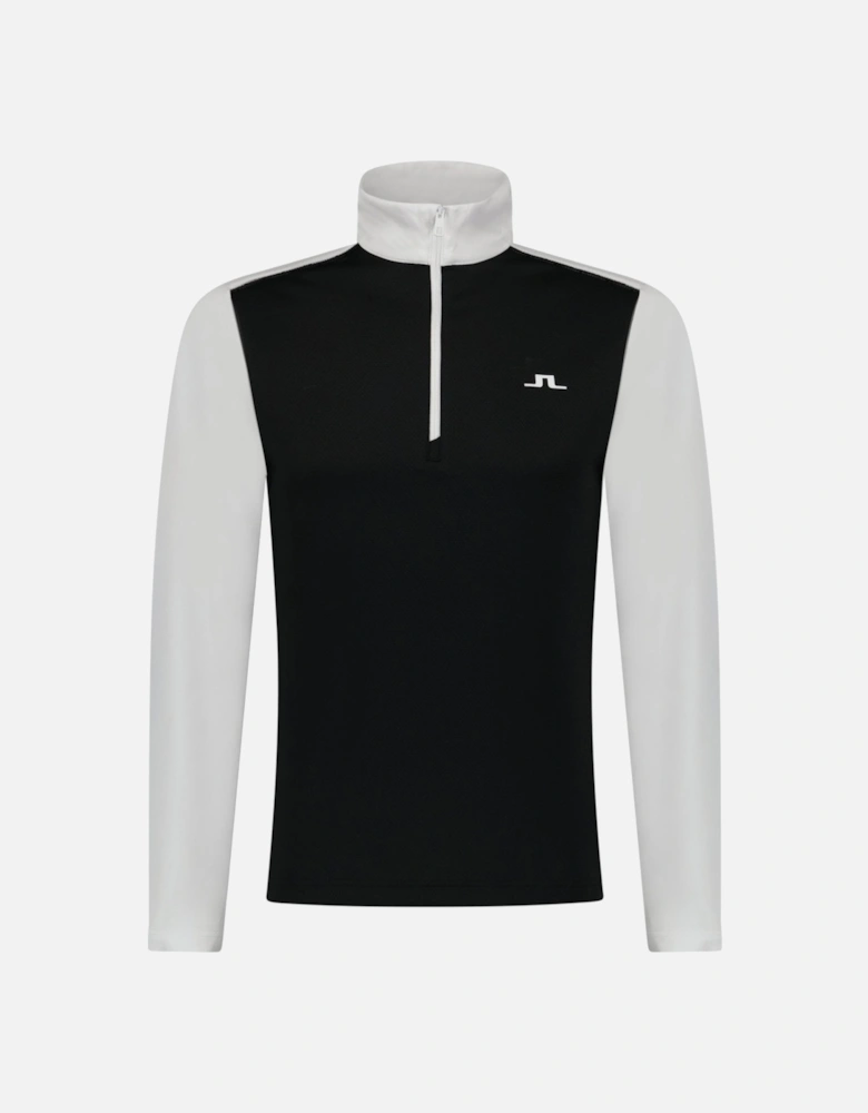 J.Lindeberg Terry Golf Mid Layer  Black/White