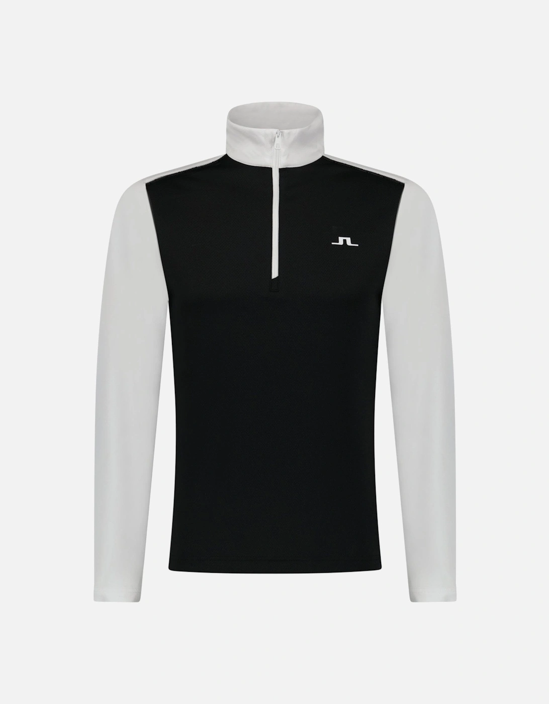 J.Lindeberg Terry Golf Mid Layer Black/White, 3 of 2