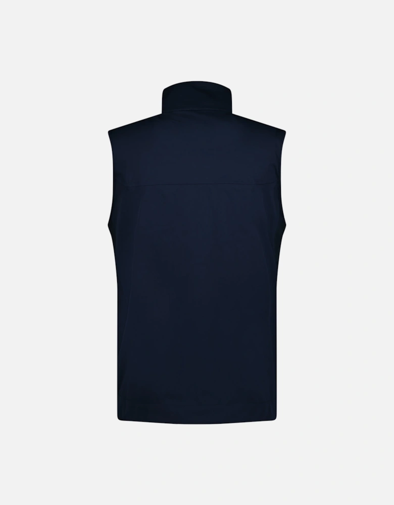 Full Zipup Golf Gilet Navy