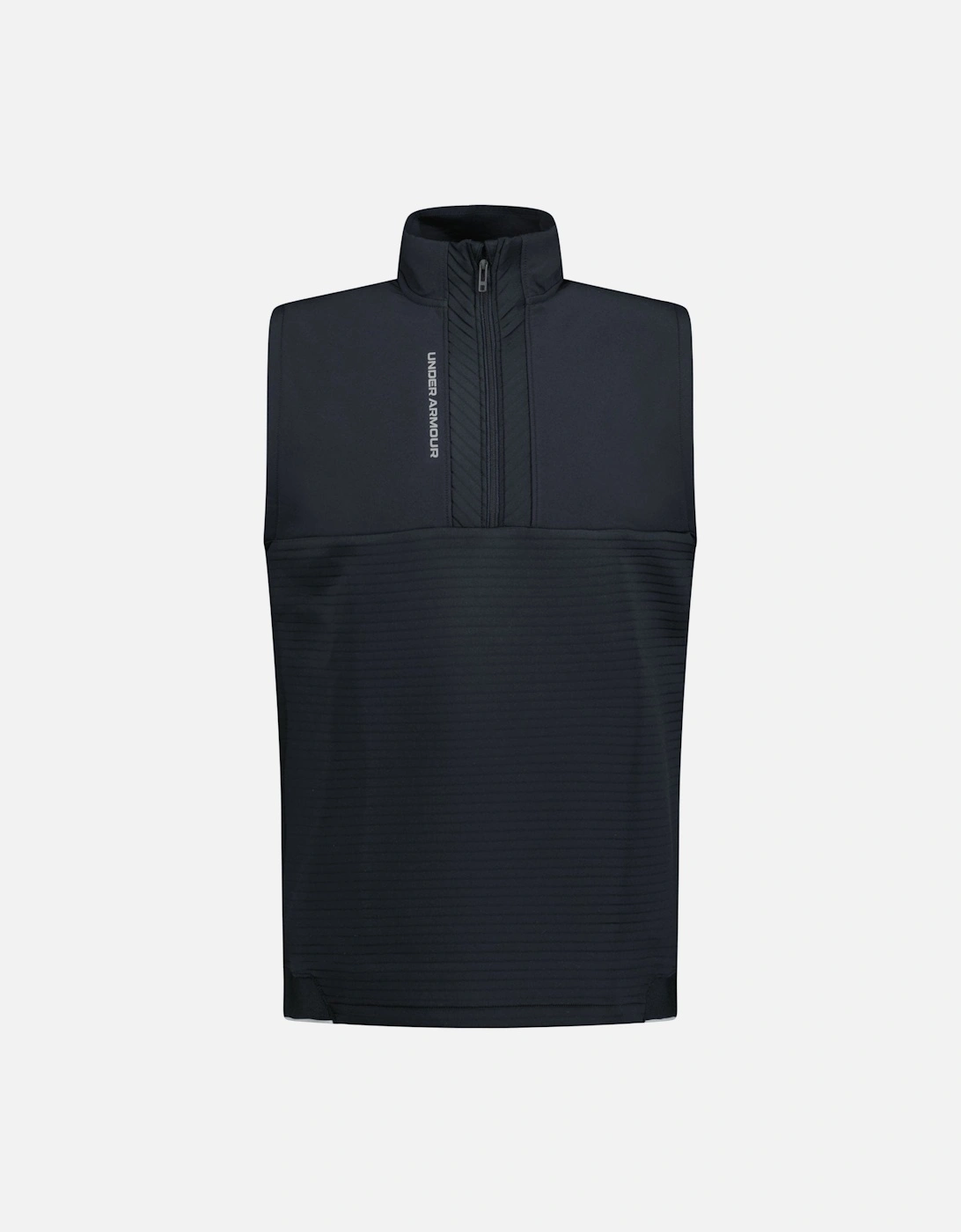 Under Armour Men's Black Storm Daytona Hz 1/2 Zip Golf Vest - Size: 38