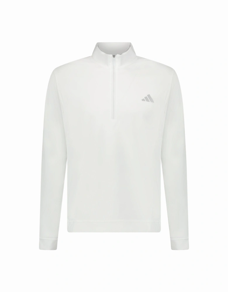 Elevated Quarter Zip Golf Sweatshirt White