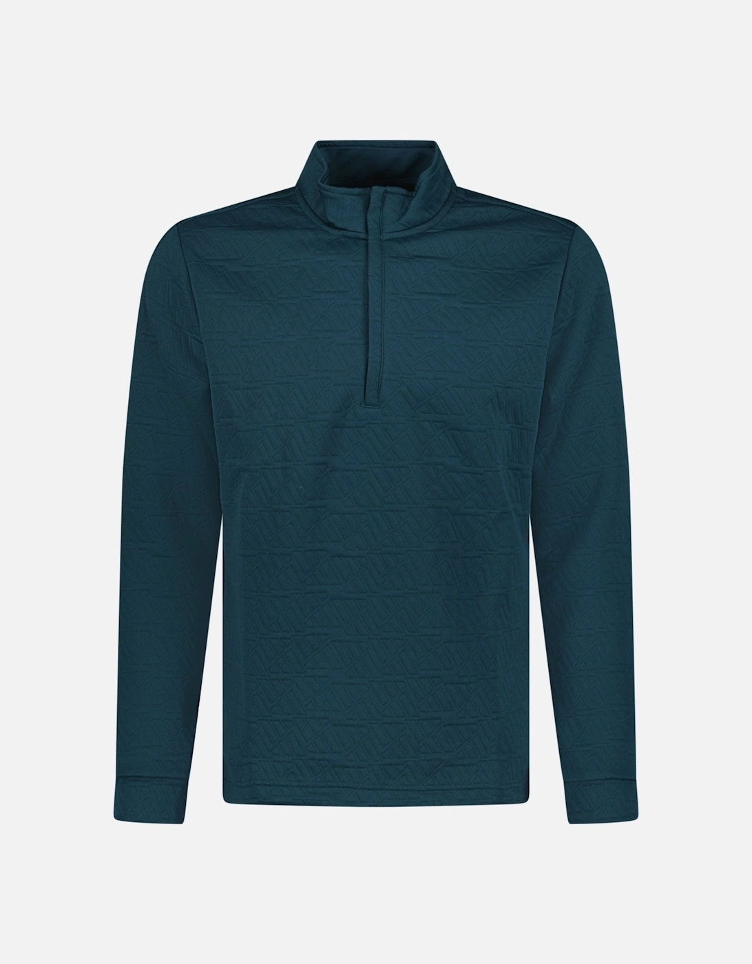 Dwr Quarter Zip Golf Sweatshirt Dark Green, 3 of 2