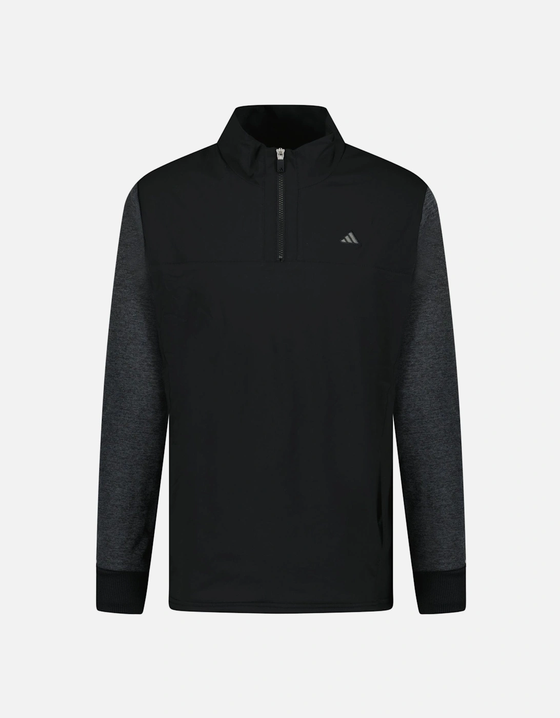 Adidas Men's Black Goto Quarter Zip Golf Jacket - Size: 38/Regular